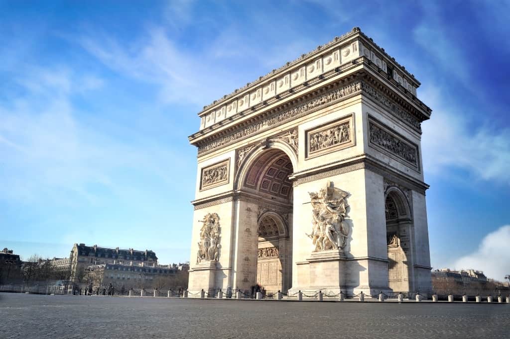 Arc de Triomphe -Two days in Paris
