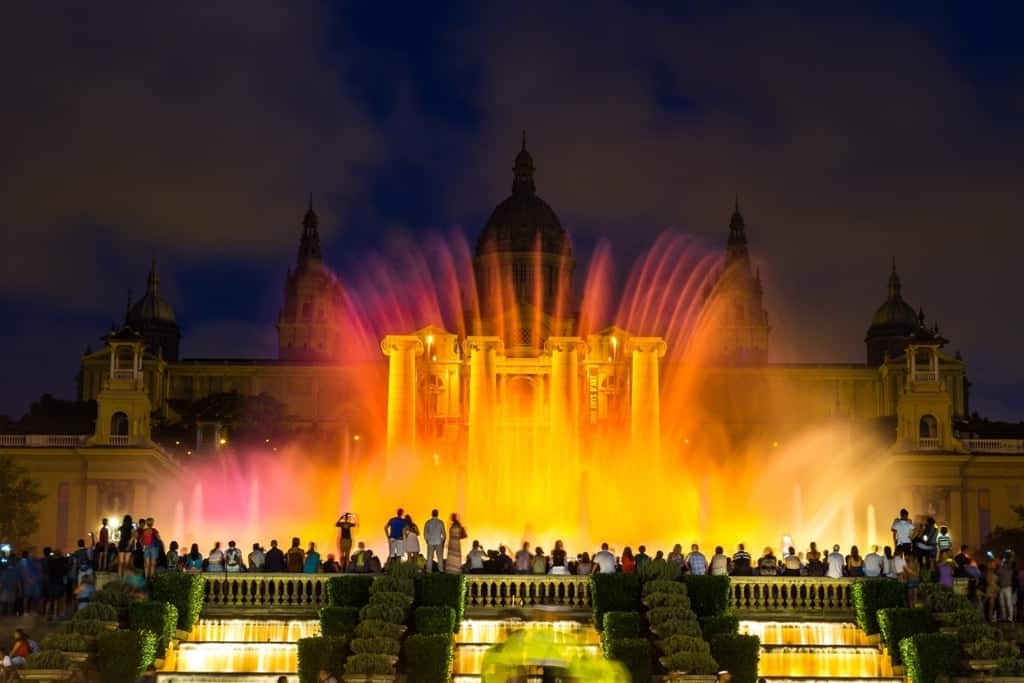 Magic Fountain light show - 2 days in Barcelona