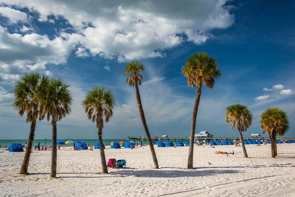 Clearwater Beach i Florida is great for a weekend trip