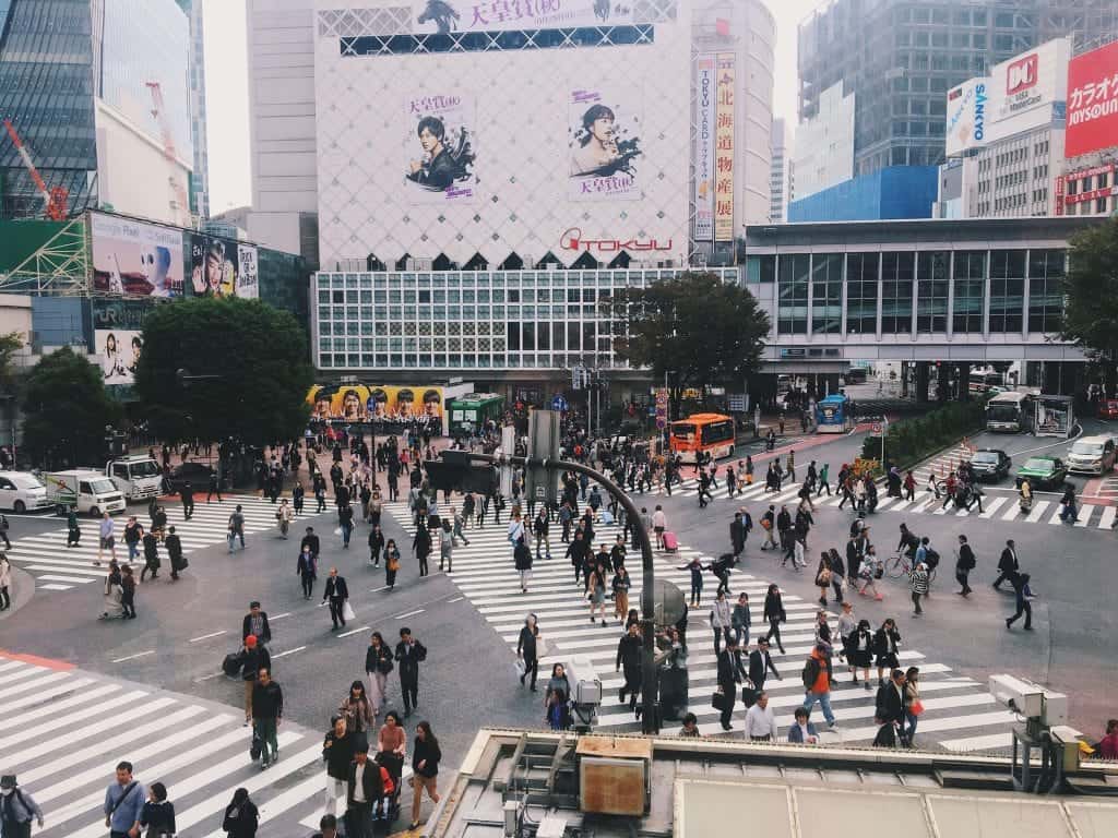 Shibuya Crossing - 2 days in Tokyo